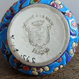 Small Longwy enamel vase