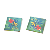 2 tiles signed Vallauris