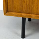 Buffet vintage en teck avec portes coulissantes, 1971