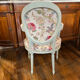 Louis XVI medallion armchair – traditional upholstery