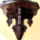 Small dark wood shelf
