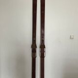 FORMER WOODEN SKI PAIR