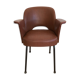 Fauteuil 1960 simili cuir imitation croco