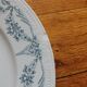2 Louis XVI style ironstone dessert plates by U&C Sarreguemines