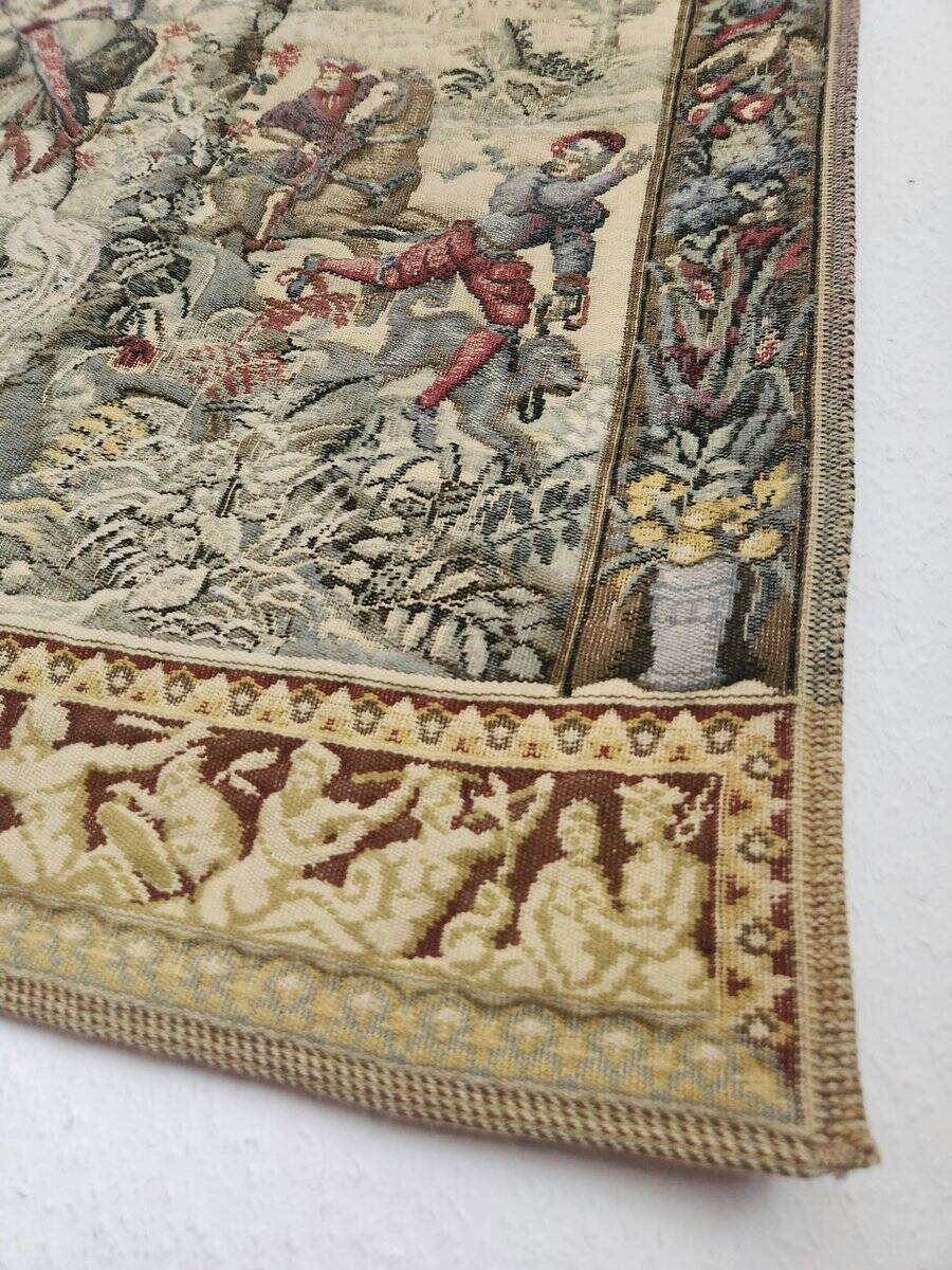 Medieval Hunts of Maximilian wool Jacquard tapestry gobelin Brussels
