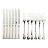 Christofle Atlantide, cutlery for entremet, dessert, cheese. Art Deco