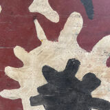 Tableau panneau bois Tribal XXe