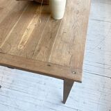 2m oak farm table
