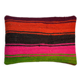 Vintage turkish kilim cushion cover, 30 x 50 cm