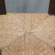 Set of 4 Antique Spanish Country Chairs with Woven Rattan Seats