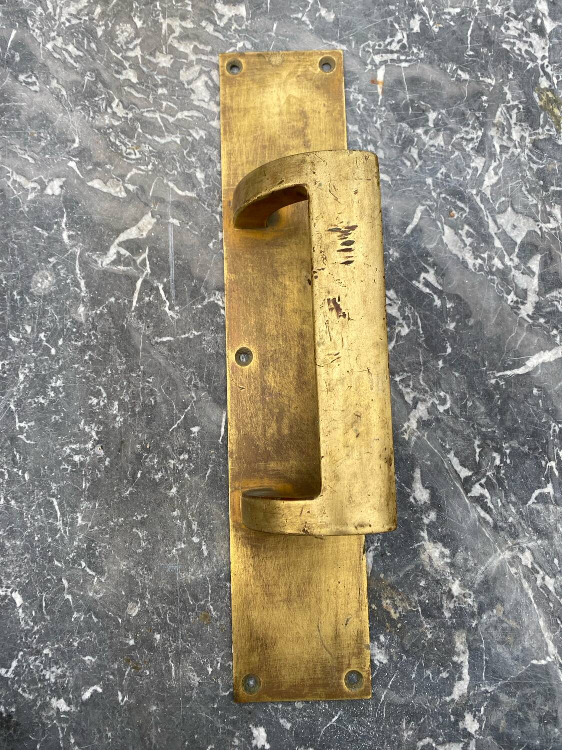 Solid brass door handle, pull handle