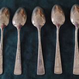 Silver-plated metal spoons, Argonid Booth & Haydens, 1879