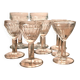 Set of 8 stemmed glasses - bistro glasses