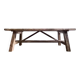 Tower Antique Oak Farmhouse Table - 300cm Long