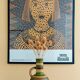 vase Bitossi par Aldo Londi, Décor Sahara pour Cer Paoli, Italie, années 1960.