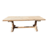 Solid wood farmhouse table, 220 cm