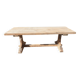 Solid wood farmhouse table, 220 cm