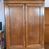 Armoire de chambre à coucher en chêne massif