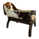 Chaise vintage en peau de vache