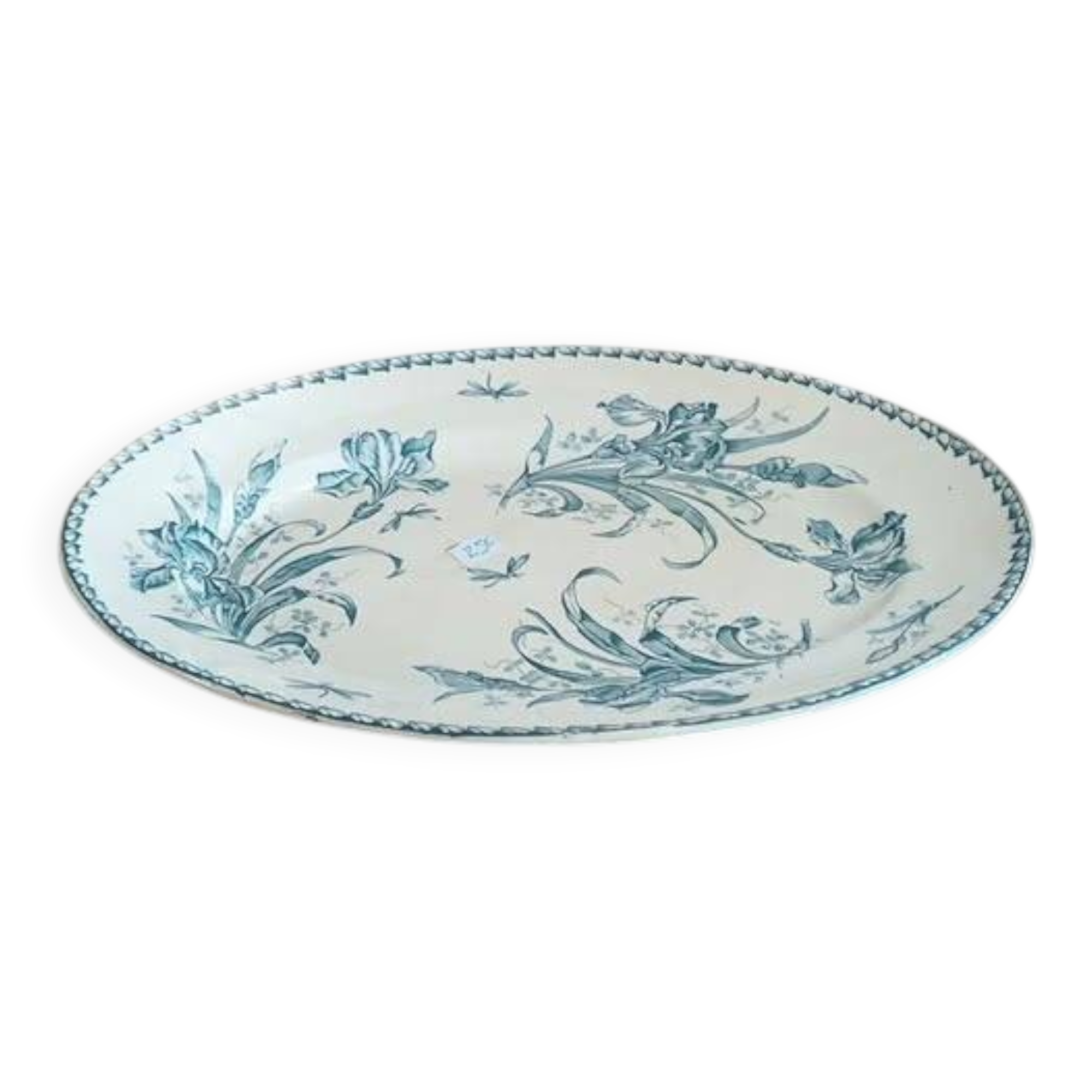 oval Badonvillier iris dish