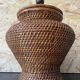 Wicker lamp foot