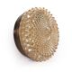 Golden spiral ceiling light fixture