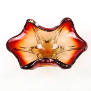 Murano Sommerso bowl, glass, design by F. Poli, Italy, 1950s