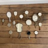 Set of 15 hand mirrors