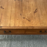 Table basse de ferme en chêne