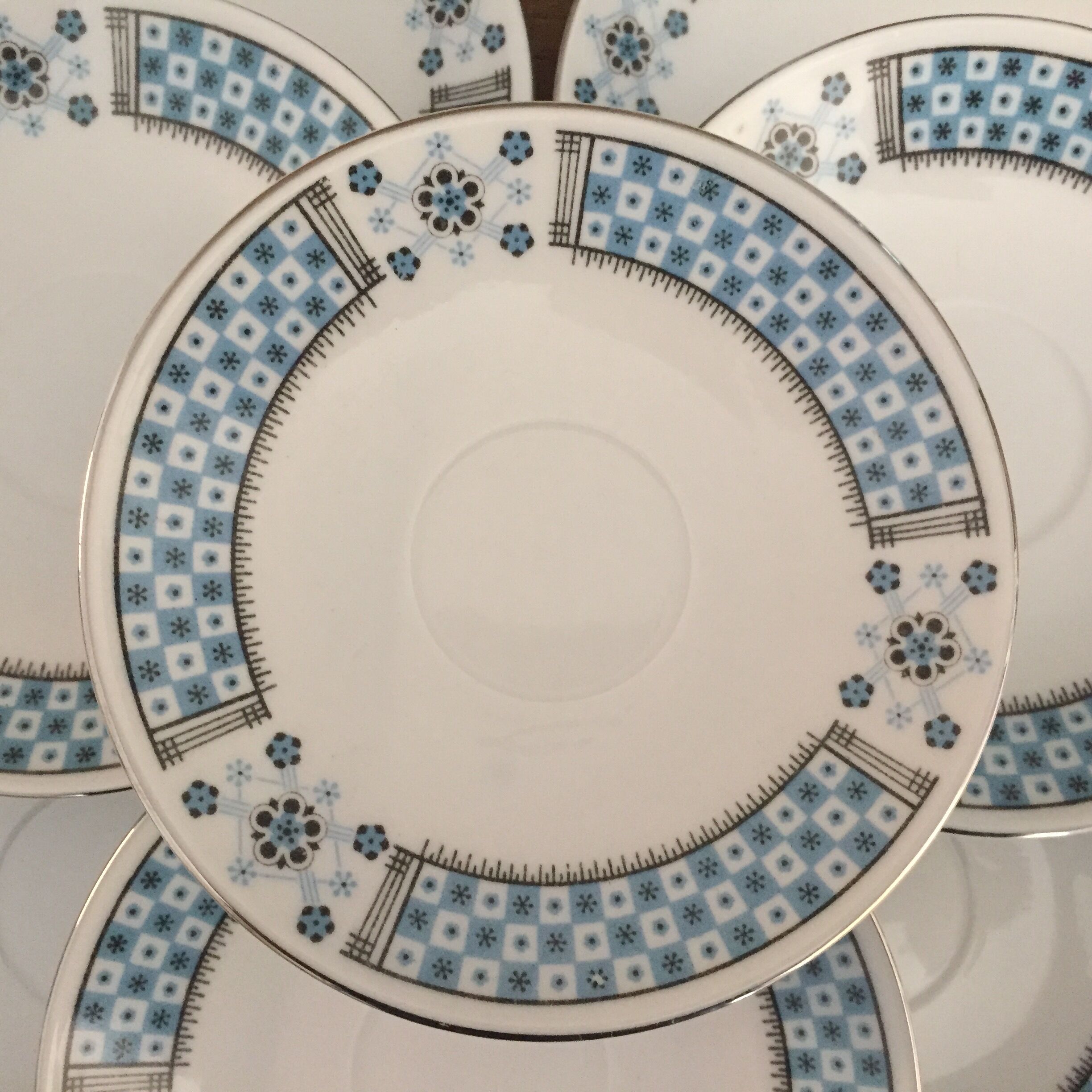 Coffee service China, 18 pieces