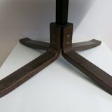 Ottoman Unico in chocolate colored leather