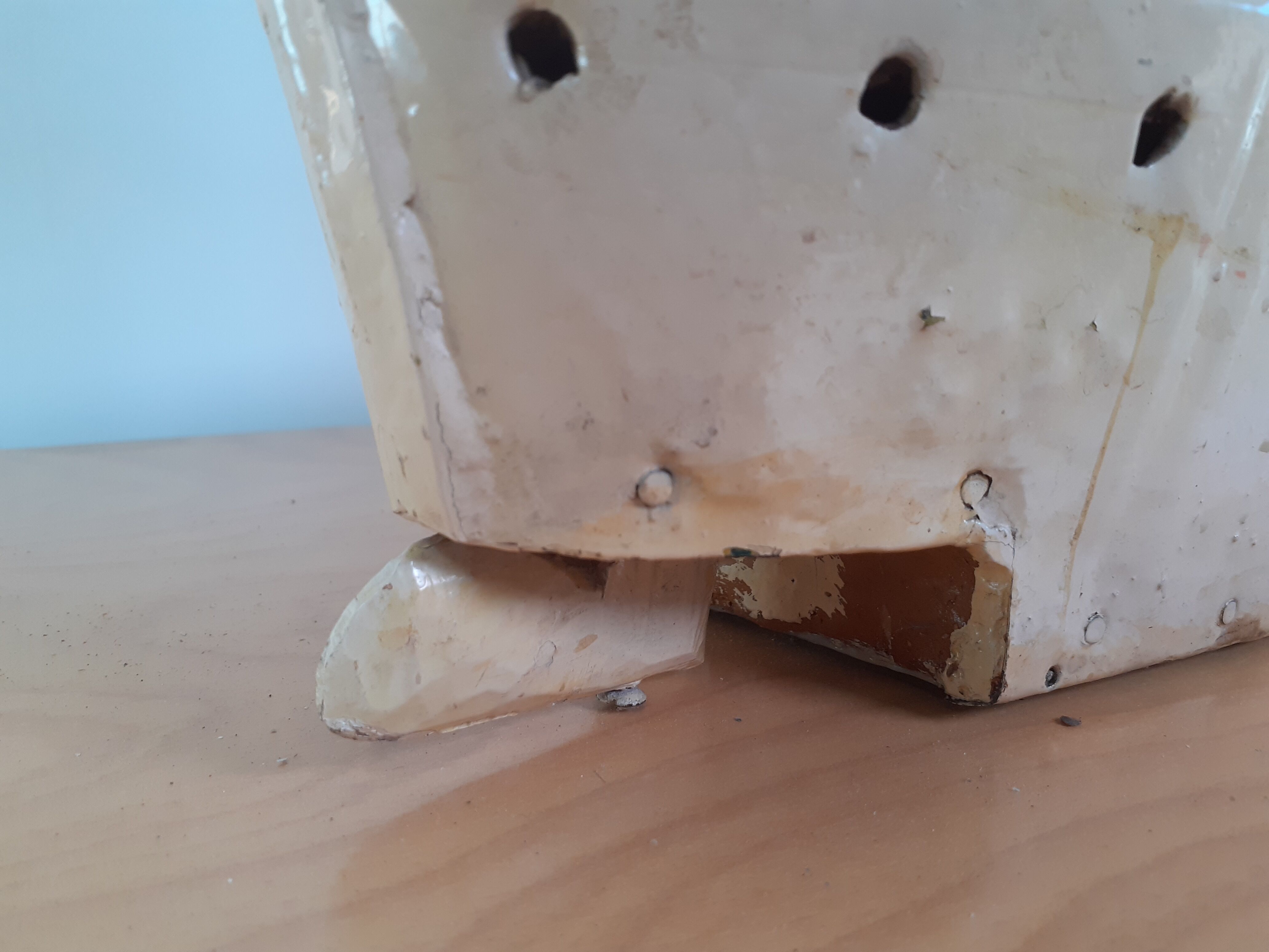 Model of sailboat 3 masts navigable bois blanc