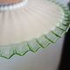 Lampe baladeuse suspension en verre vert et blanc
