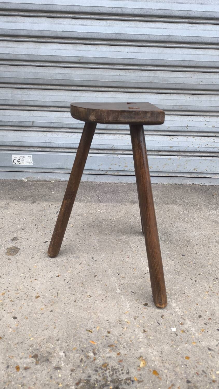 Wooden tripod stool 1960