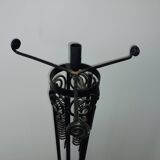 Art deco beaten iron floor lamp 1930