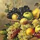 Josef Mansfeld (1819-1894). Nature morte aux fleurs et aux fruits.