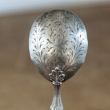 Sprinkler spoon, solid silver
