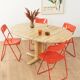 Dining table from the 1980s, solid bleached pine