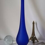 Vase soliflore vintage bleu cobalt