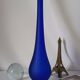 Vase soliflore vintage bleu cobalt
