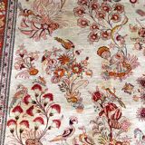 Tapis d'orient ghoum-qom soie iran persan 98 x 148 cm