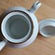 Vintage sugar bowl in fine porcelain - M&S Made in Berry Limoges clay