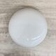 Gispen ceiling lamp Dutch design opaline glass, 1930s