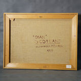 Oban Harbour, Scotland, 1977 – Oil painting by Alexander Michael