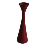 Scandinavian painted wooden candle holder, minimalist atmosphere