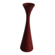 Scandinavian painted wooden candle holder, minimalist atmosphere