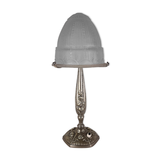 Art Deco period lamp signed MULLER Frères H 40cm