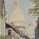Paul Lambert (1910 - 1970) Oil on canvas depicting a view of Montmartre.