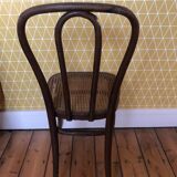 Fluted bistro chair in early 1900