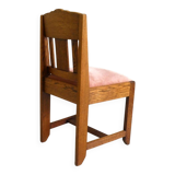 Oak chair of the Amsterdam School, 1930